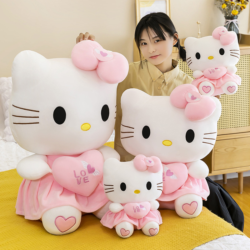 Wholesale Cute Hello Kitty Plush Toys 70cm Stuffed Plush Hello Kitty Dolls Kids For Gifts