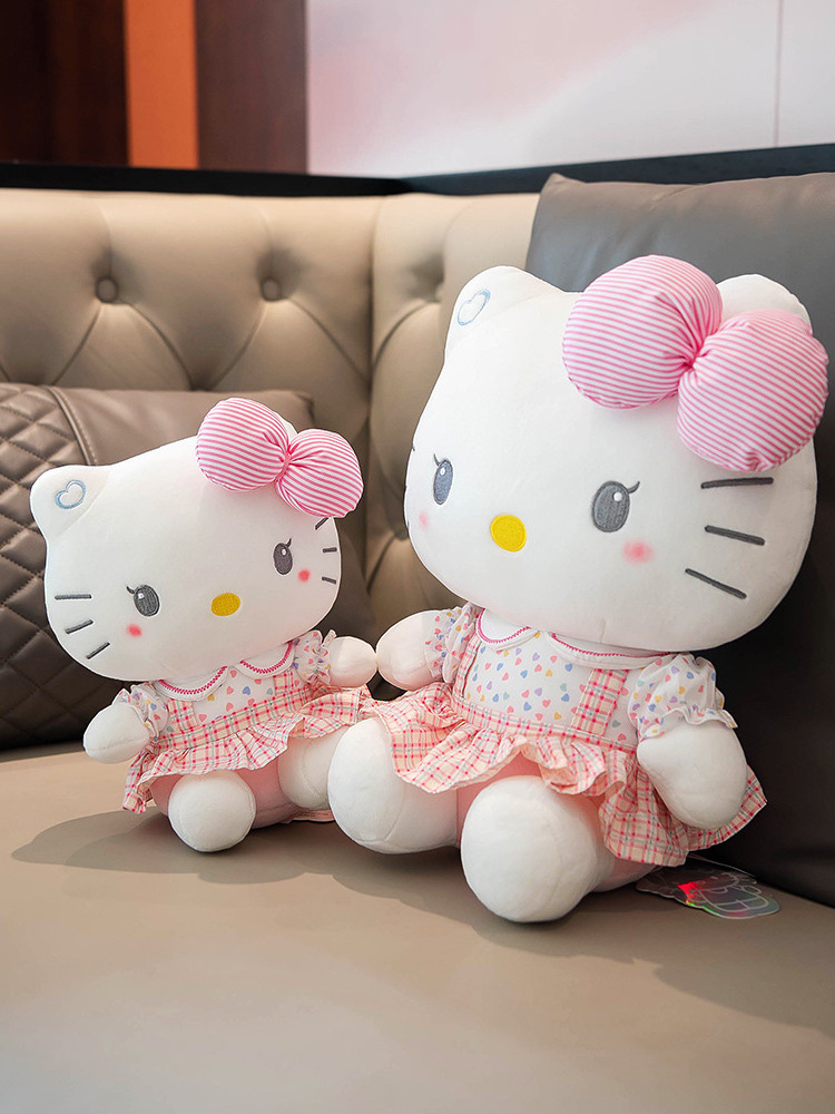 New Arrive Hello KT Plush Toy Pink Hellokitty Plush Girls Birthday Gift