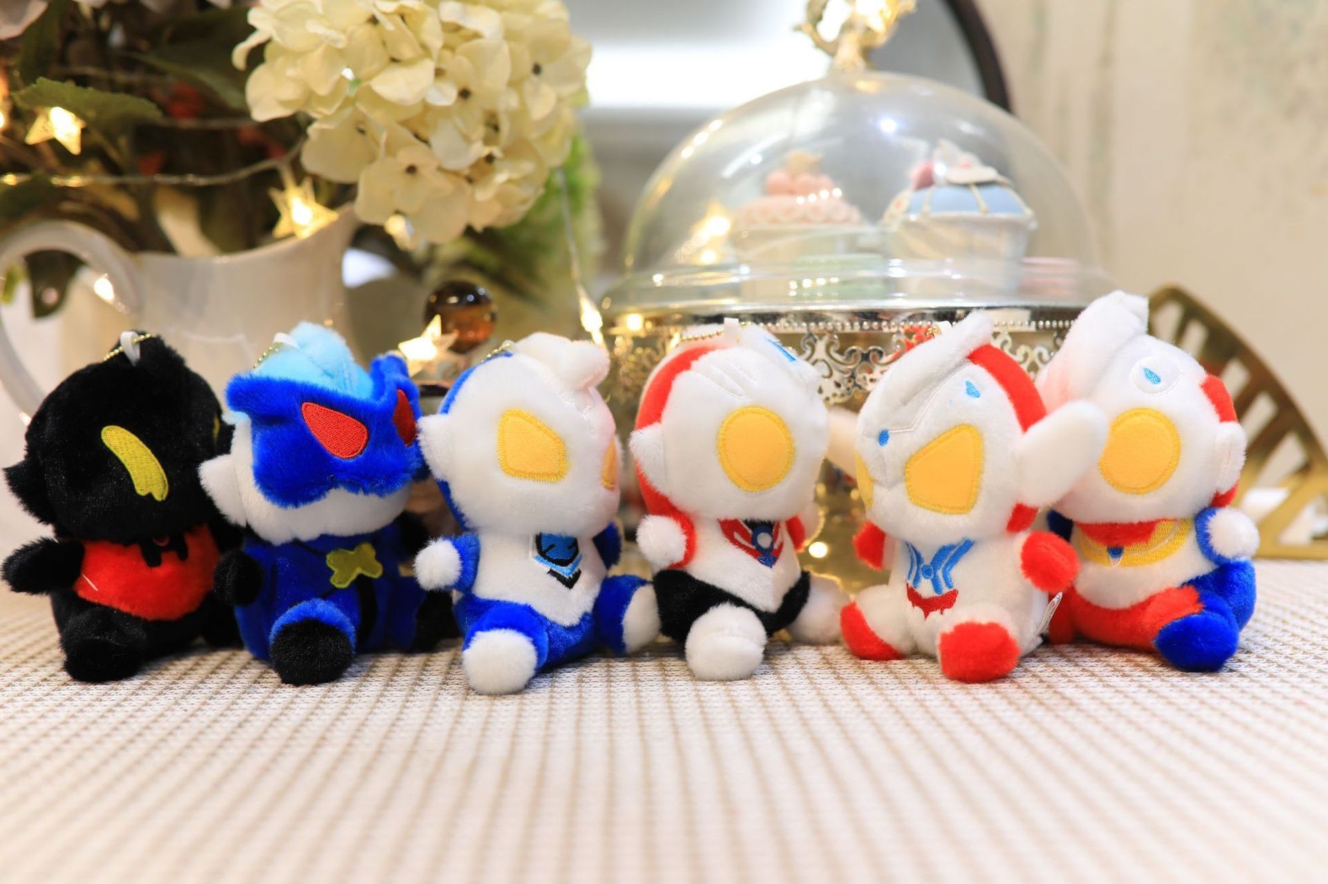 Wholesale Ultraman Plush Keychain 12cm Backpack Plush Pendant