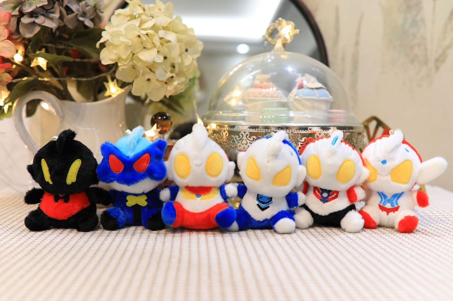 Wholesale Ultraman Plush Keychain 12cm Backpack Plush Pendant