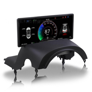 2024 Hot sale low price auto car instrument panel dashboard easy to install 6.2 inch LCD hud head up display for tesla model 3 y