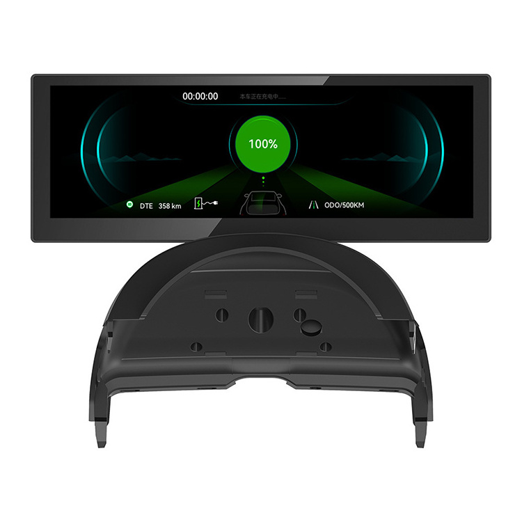 Technology china wholesale car dashboard design 8 inch hud digital lcd meter instrument cluster for tesla model 3/Y