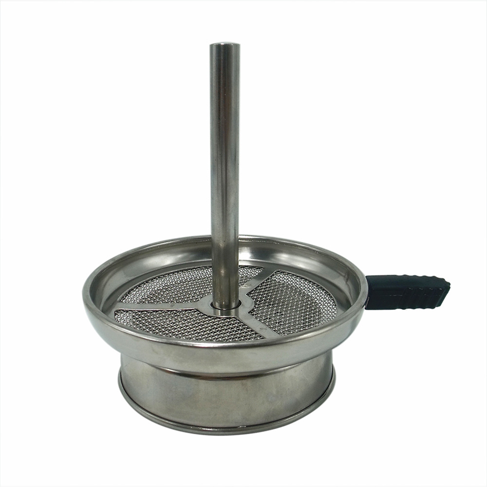 Hookah accessories hookah shisha metal charcoal holder with handle stainless steel charcoal hookah head