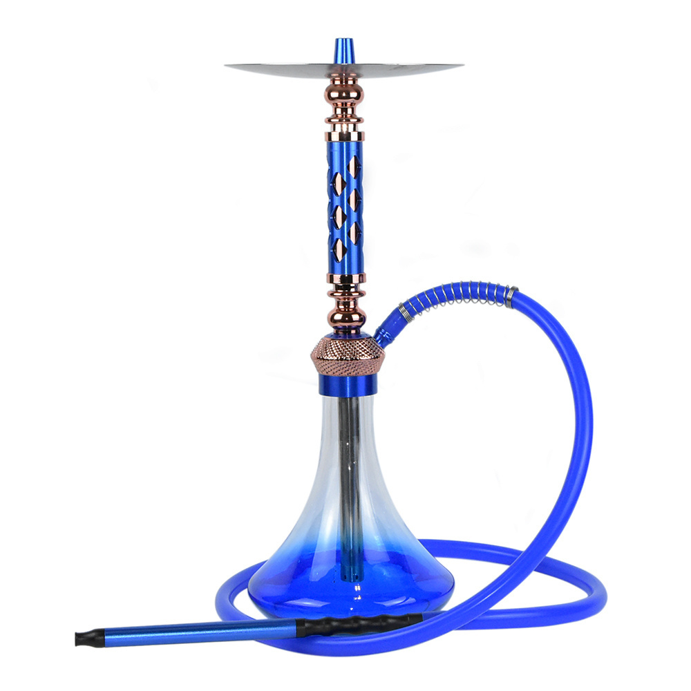 Hot sale wholesale cheap smoking taller aluminum hookah shisha luxury glass chicha whole set nargile hookah