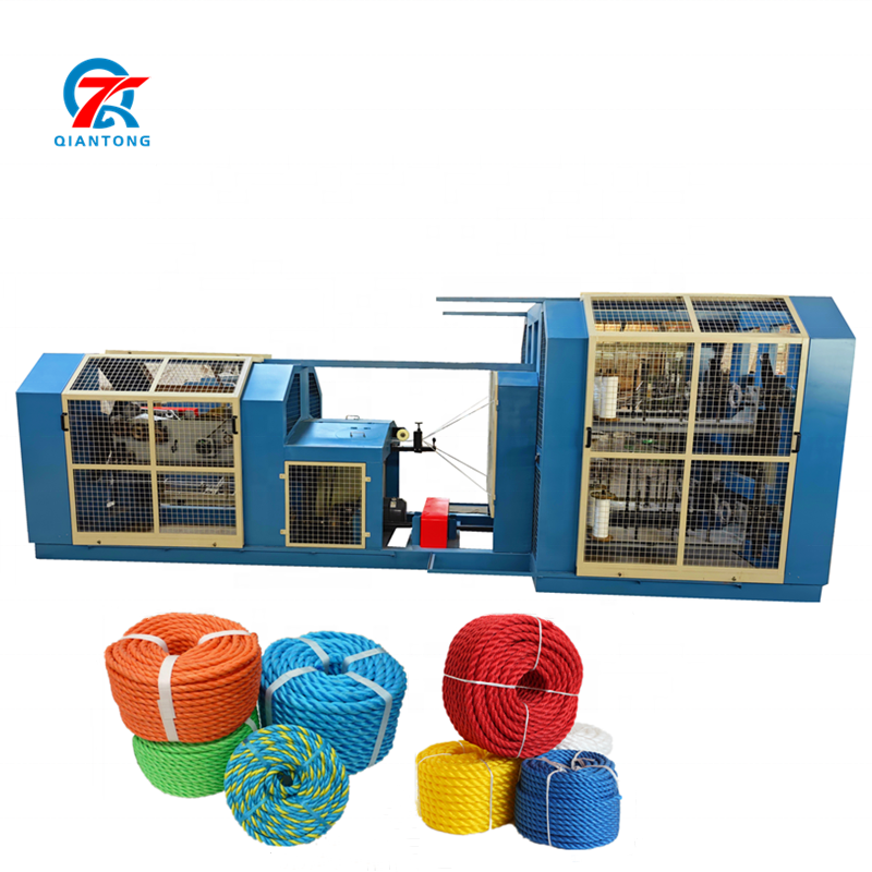 3 or 4 strands Twisted Plastic PP PE rope machine Sisal Jute Banana Fiber Cord Twisting Making Machine