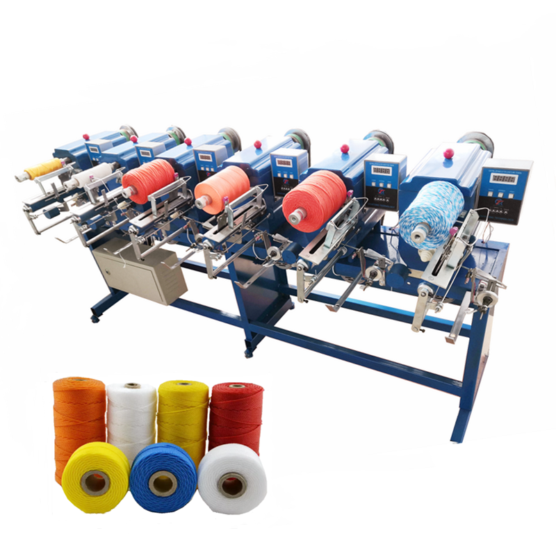 Thread winding machine spool winder for PP plastic polypropylene raffia baler twine spool 2 In 1 Plastic Rope