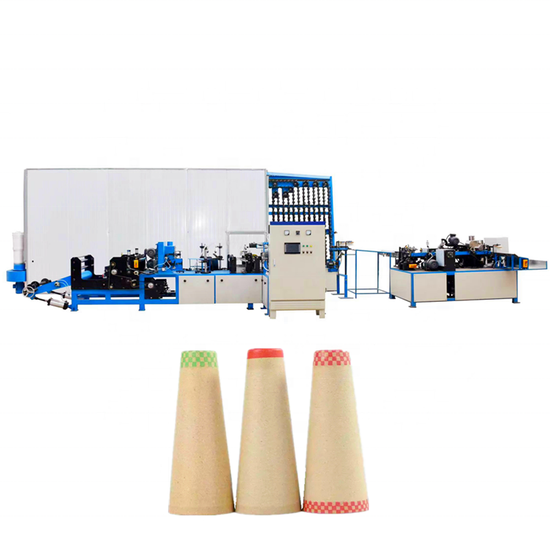 Fully automatic High speed Pagoda shaped Paper Cone Making Machine for Textile Spinning Winding