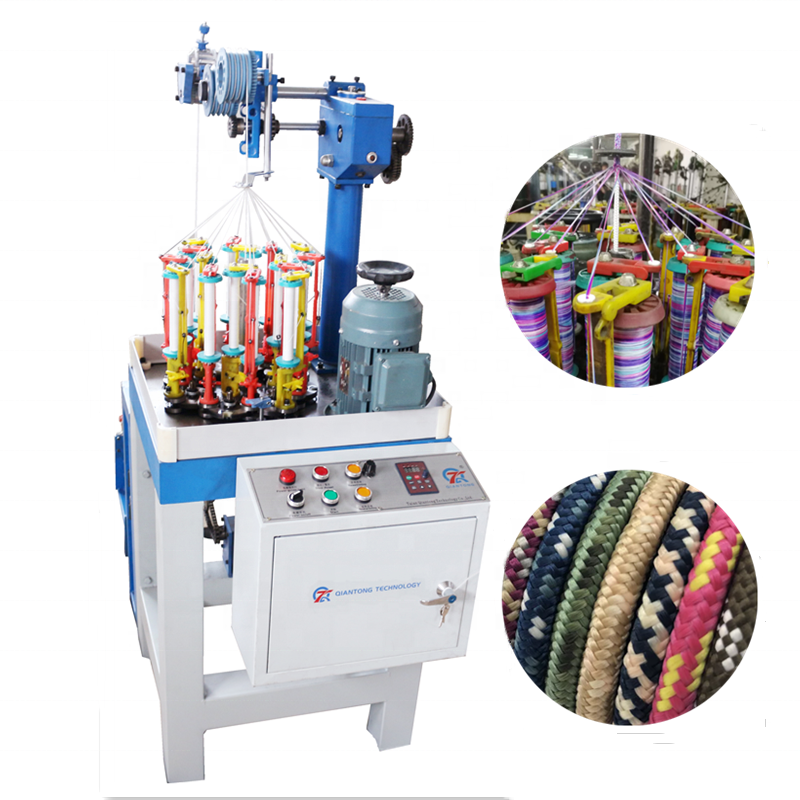 Economic one head high speed PP shoelace making cord knitting machine