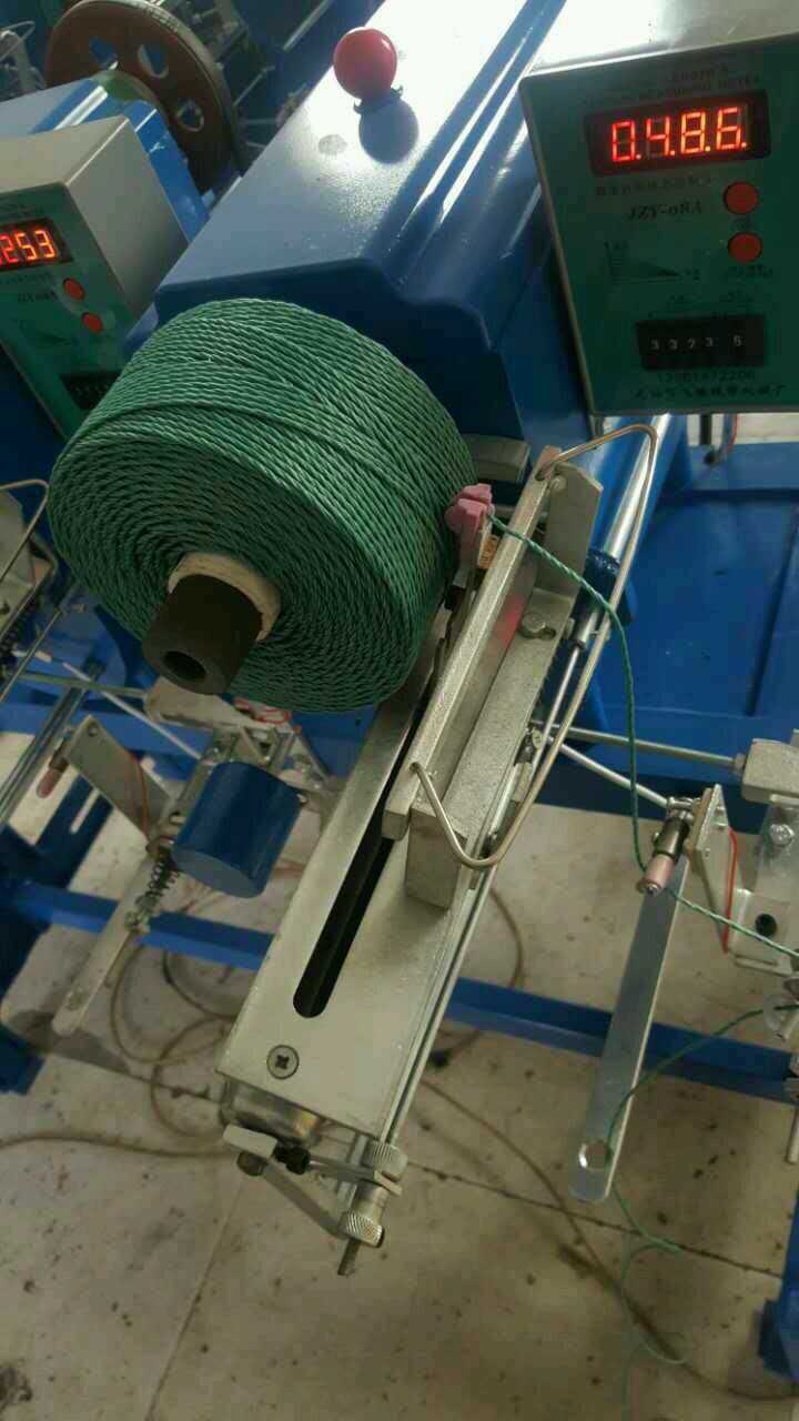 Thread winding machine spool winder for PP plastic polypropylene raffia baler twine spool 2 In 1 Plastic Rope