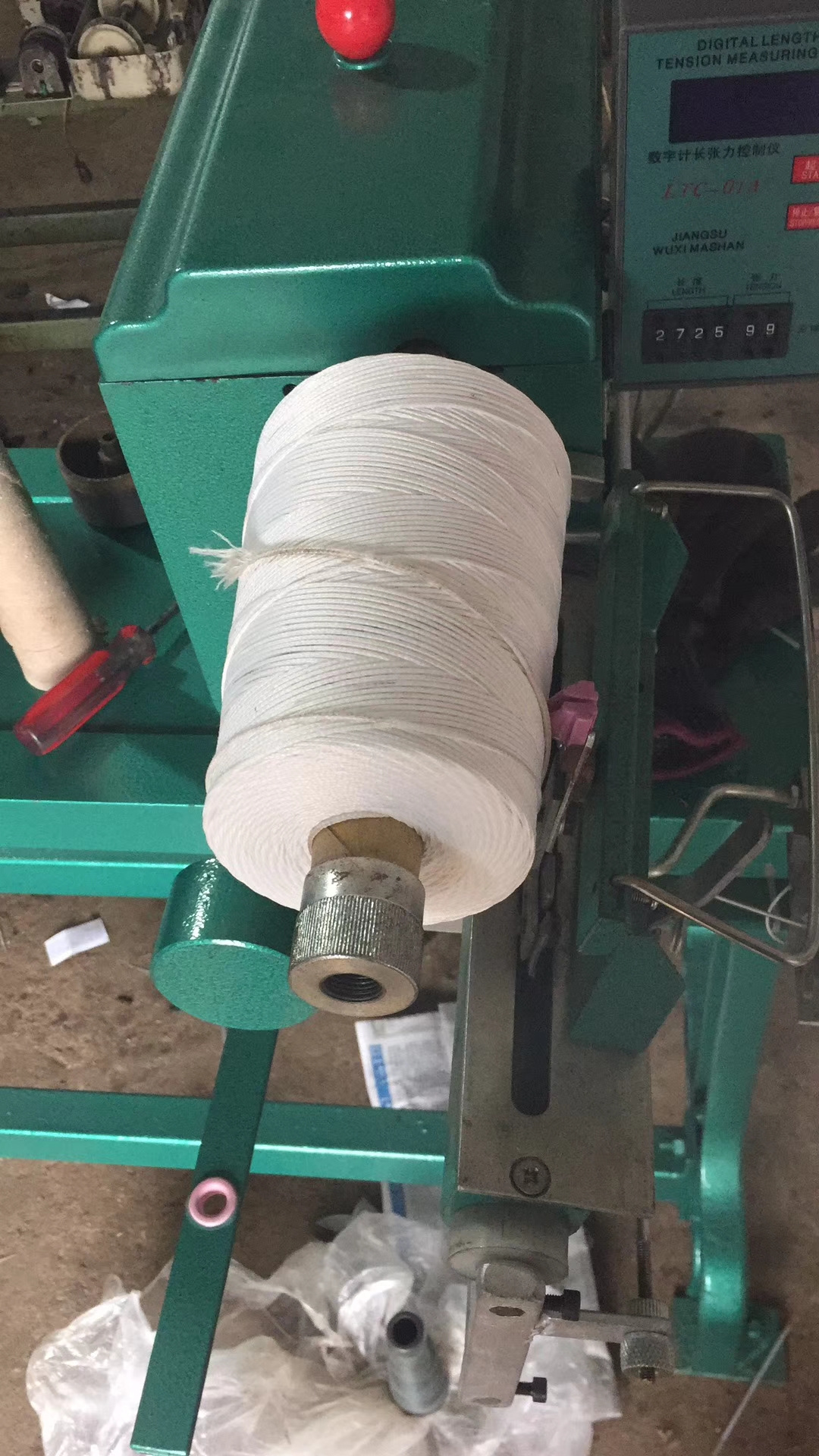 Thread winding machine spool winder for PP plastic polypropylene raffia baler twine spool 2 In 1 Plastic Rope