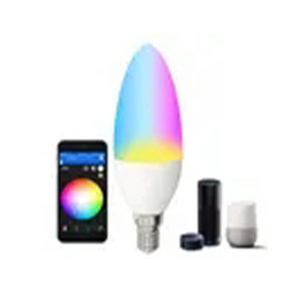 E14 Smart Wifi Light Ac100-240V Bulb Candle Light Bulbs Rgb Led Lamp Supports Smart Life App Bulb