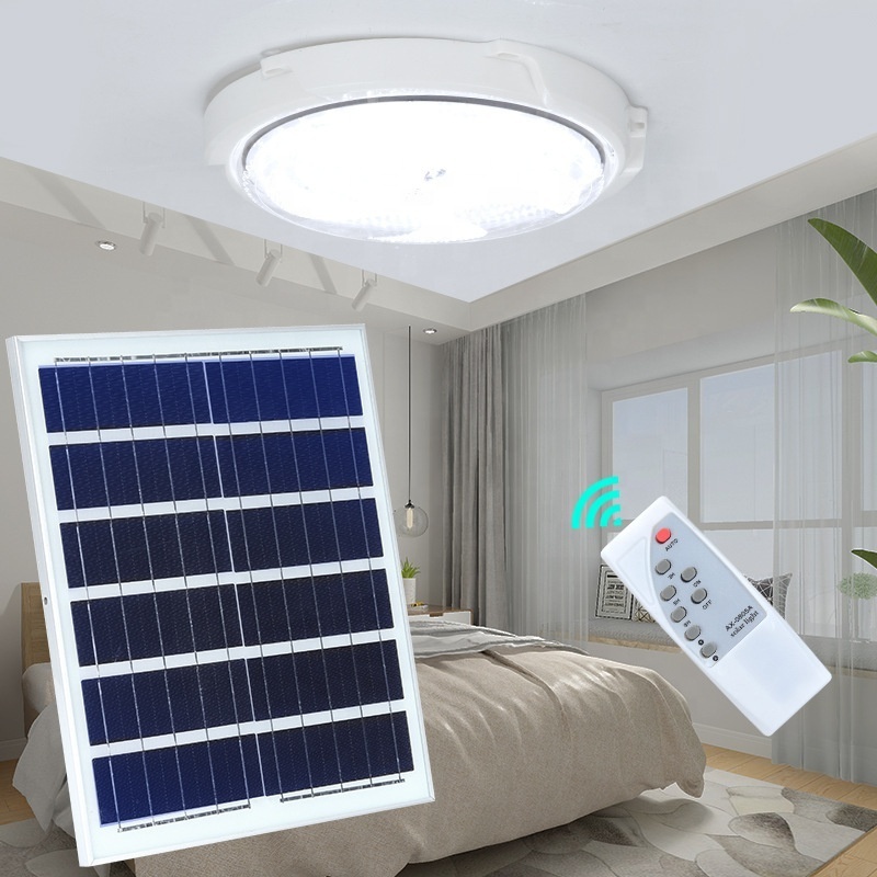 Hot-selling indoor solar ceiling light Factory direct with remote control solar light lamp for indoor decoration