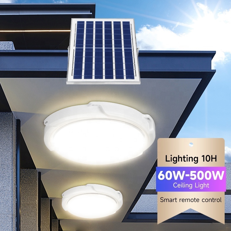 High Quality Energy Saving Indoor Solar LED light LED Ceiling Light Solar Powered Ceiling Lamp