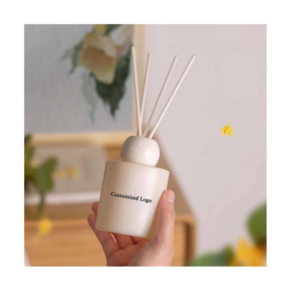 Qian Wen Wholesale Essential Oil Glass Bottle Home Scented Refill Perfume Sets Custom Aroma Reed Diffuser Home Fragrance