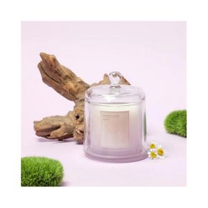 Qian Wen Luxury Soy Wax Christmas Gift Box Jar Handmade Private Label Fall Aroma Crystal Scented Candles Home Fragrance