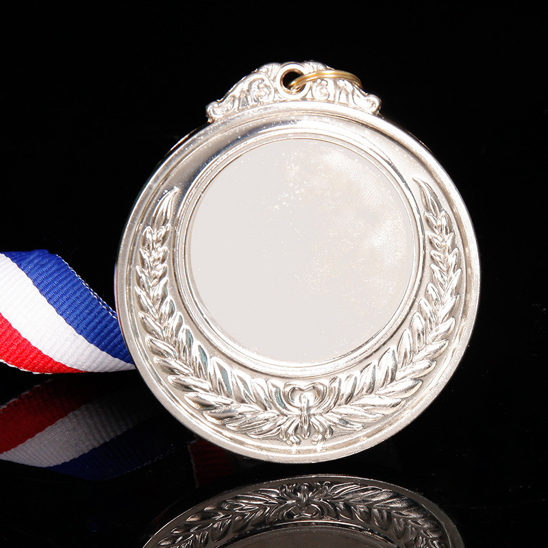 Medals Metal Zinc Alloy Gold Silver Bronze Sport Blank Medals Game Competition Marathon Running Honor Award Medals With Ribbon