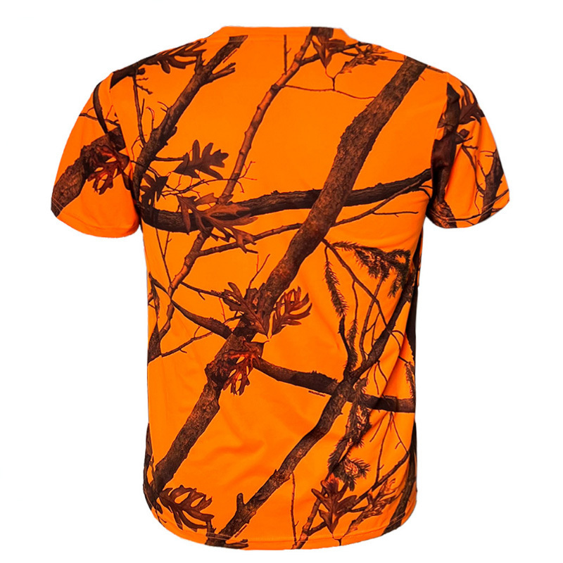 Wholesales Hunting Fishing Tactical Men's Camo Short Sleeve T-Shirts Realtree Hunting Clothes