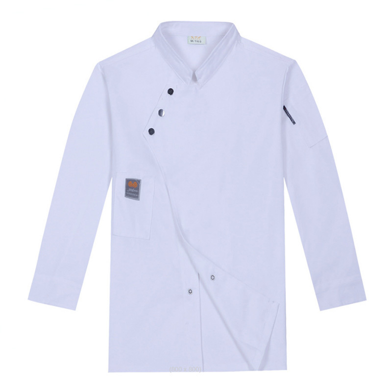 Long Sleeves Chef Uniform Executive Chef Coat Men Uniform Grey Chef Coat