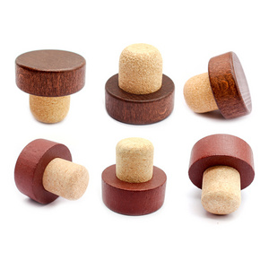 popular design red wine stopper whiskey stopper wine bottle stopper wooden cap T-shaped cap