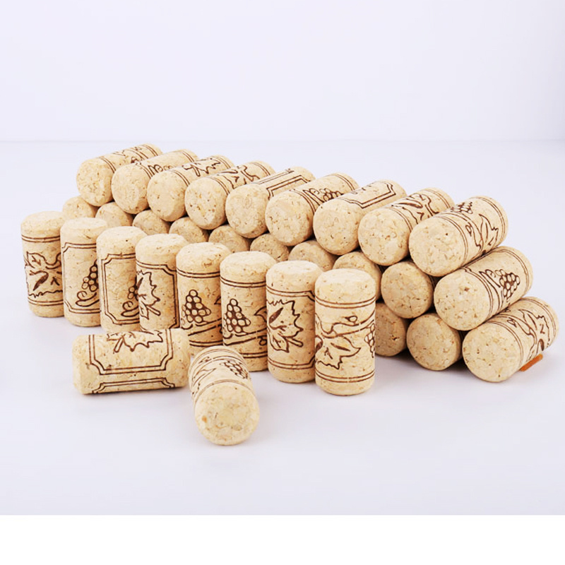 Wholesale Customized Natural Wooden Wine Corks Red Wine Champagne Bottle Cork Stoppers Sealing Cap Bottle Cover