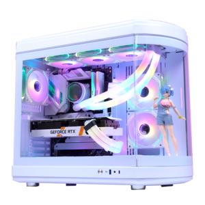 usb 3.1 white  pc gaming case support 120/240/360 Liquid cooler computer case ARGB effect pc cabinet