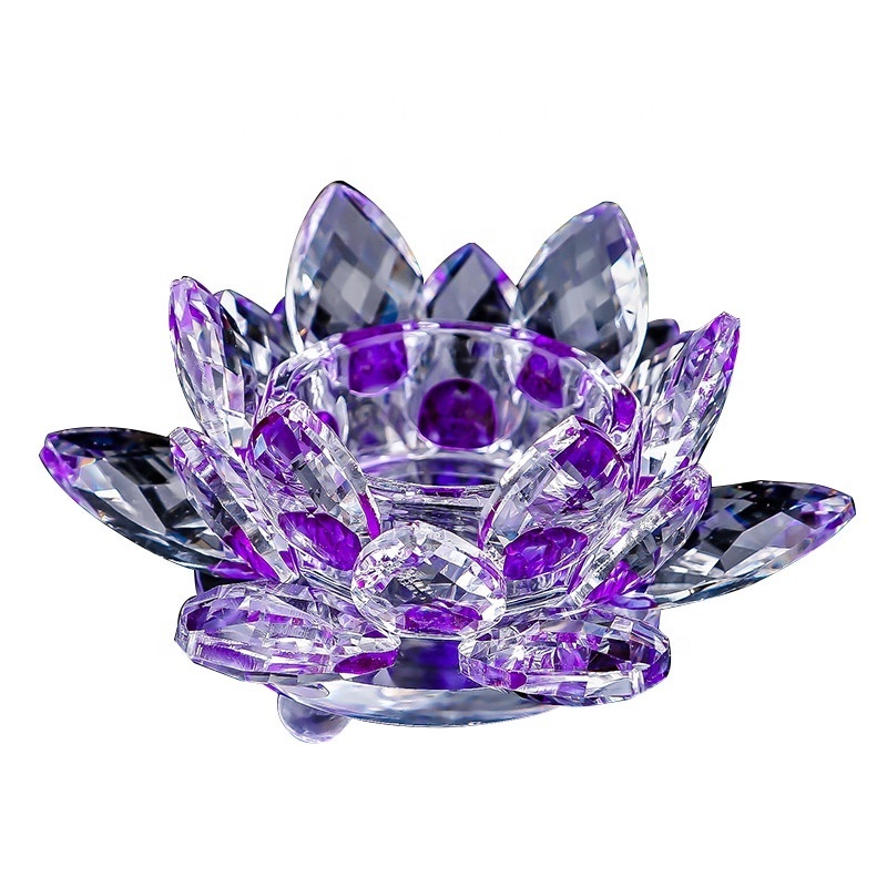 Qianya 2024 New Arrive Customized lotus flower glass acrylic liquid monomer nail crystal dappen dish for storage powder liquid