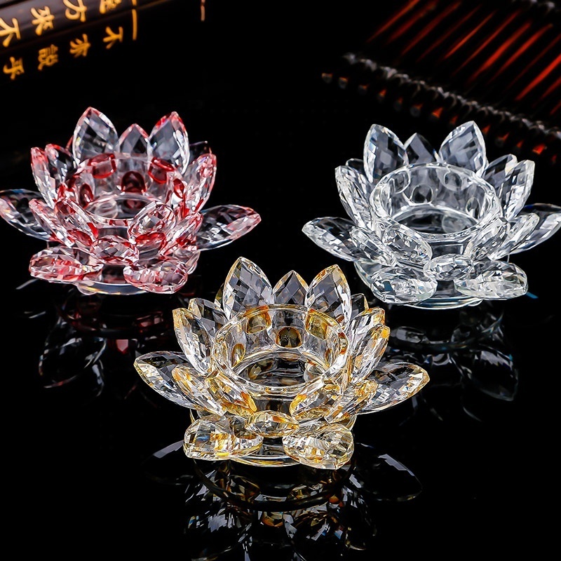 Qianya 2024 New Arrive Customized lotus flower glass acrylic liquid monomer nail crystal dappen dish for storage powder liquid