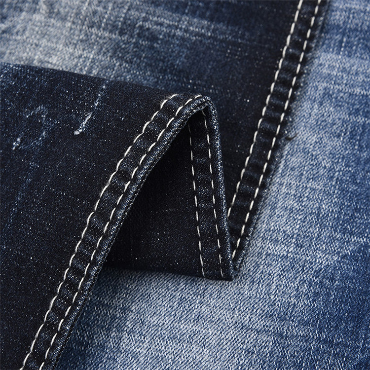 High quality knitted denim fabric polyester cotton jeans fabric