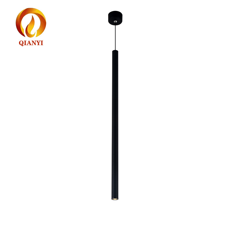 5W COB Black Long Tube lamp Kitchen Island Dining Room Shop Bar Decoration Cylinder Pipe Pendant Light