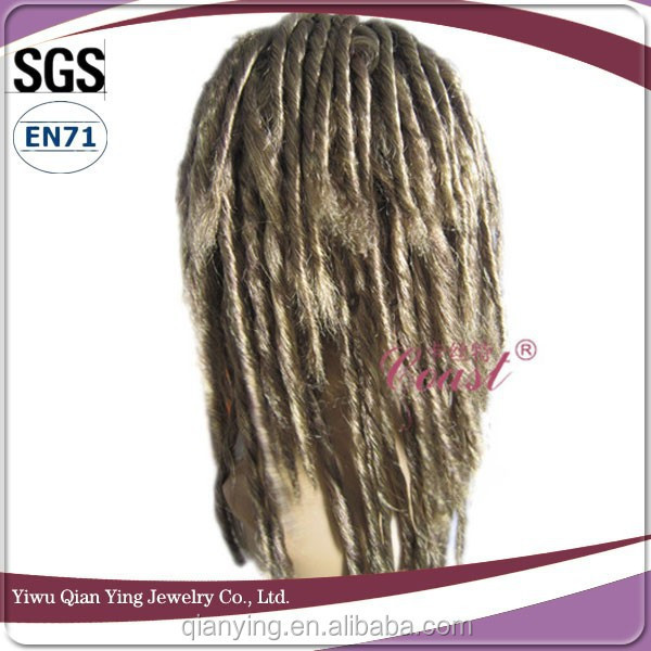 Mens Jamaican Rasta dreadlock party wig