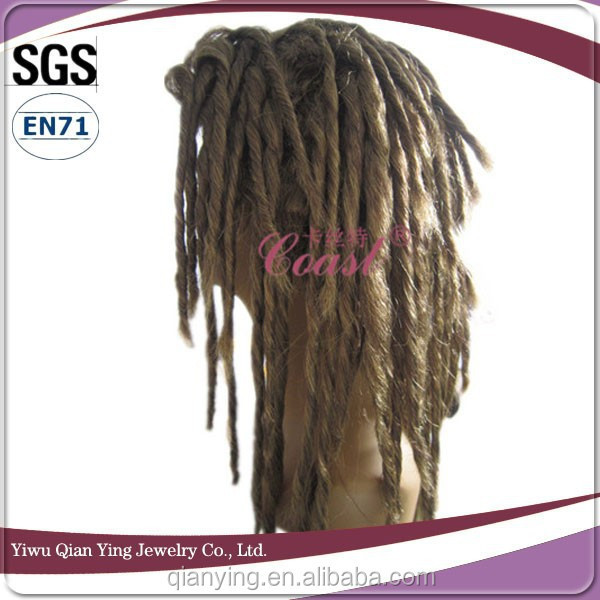 Mens Jamaican Rasta dreadlock party wig