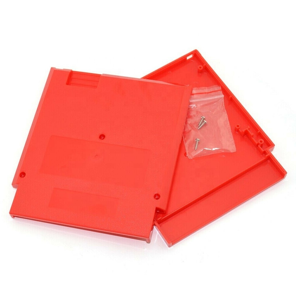 60 Pin To 72 Pin Game Card Shell Game Cartridges Replacement Case For NES Cover Plastic Case With 3 screws