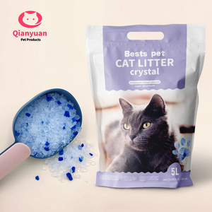 High Quality no clumping Silica Gel Cat Litter Factory Sales Silica Gel Customized Cat Litter Deodorant