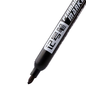 Wholesale can add ink oil black marker big head marker waterproof marker