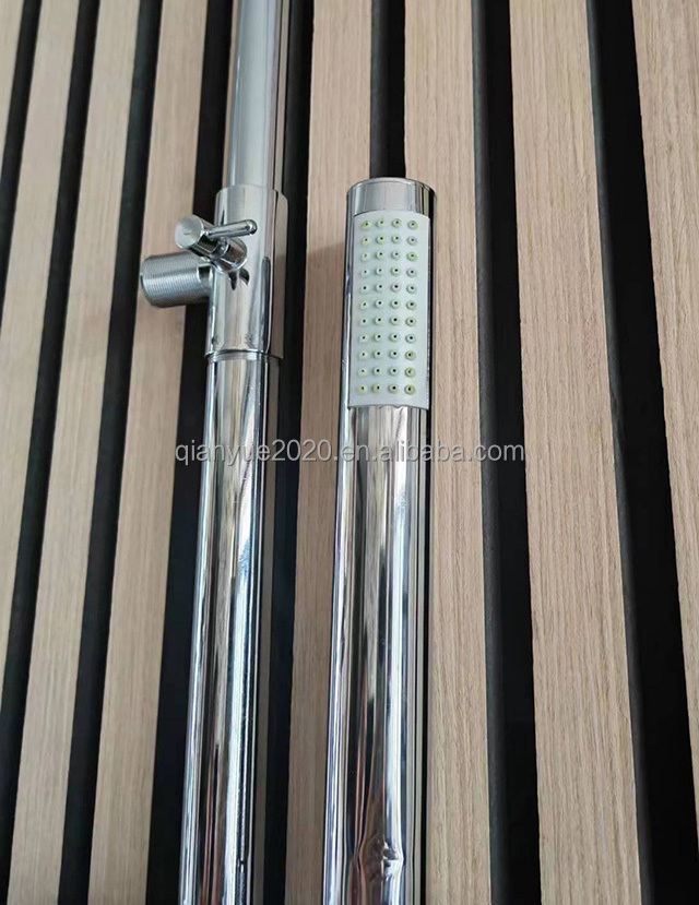 ABS Shower good surface Chrome high quality bathroom Showerhead showerholder microphone design Shower