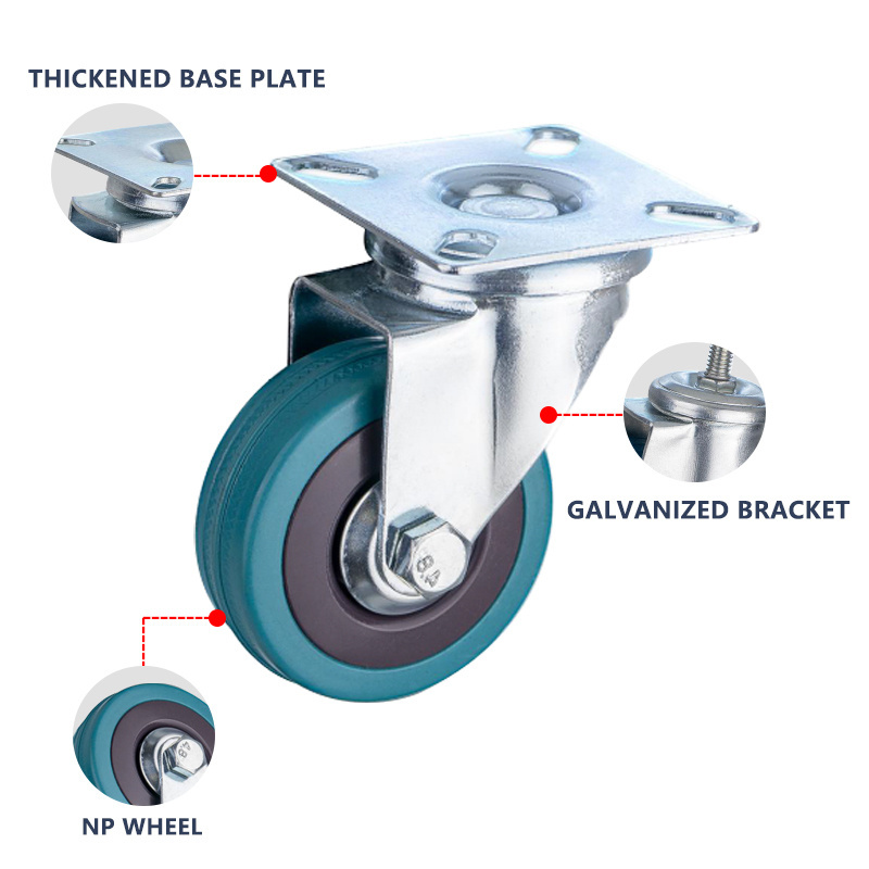 Factory direct industrial universal mobile swivel casters 3