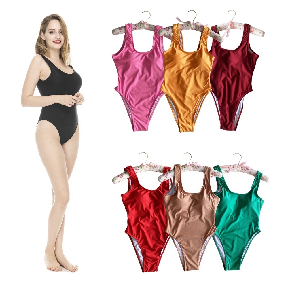 Wholesale High Quality One pieces Bathing Suit with pad for Women Bride Sexy Swimwear  Swimsuit for Party