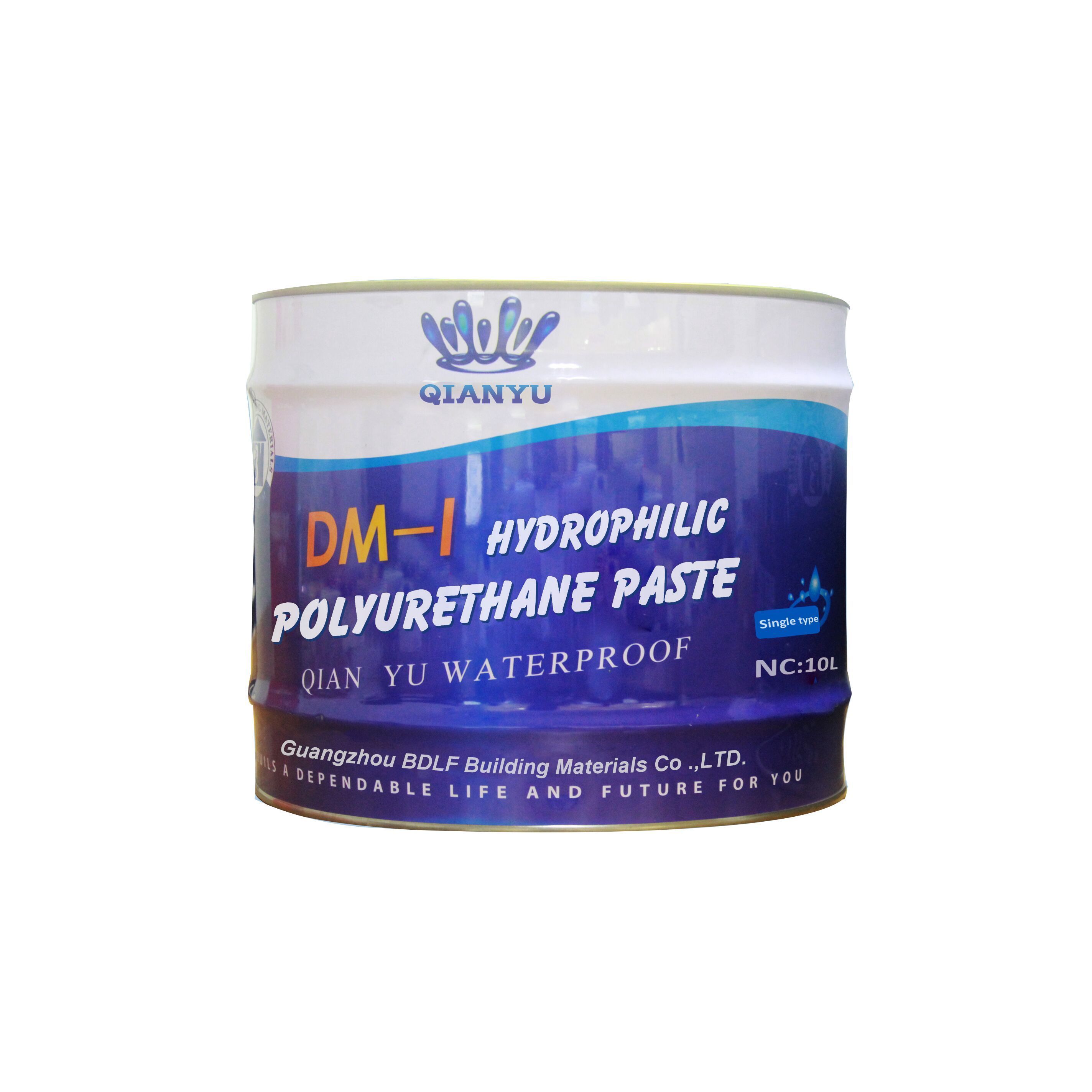 Waterproof  grouting liquid  waterborne  polyurethane water-blocking trapping agent repairing crack water solution foaming agent