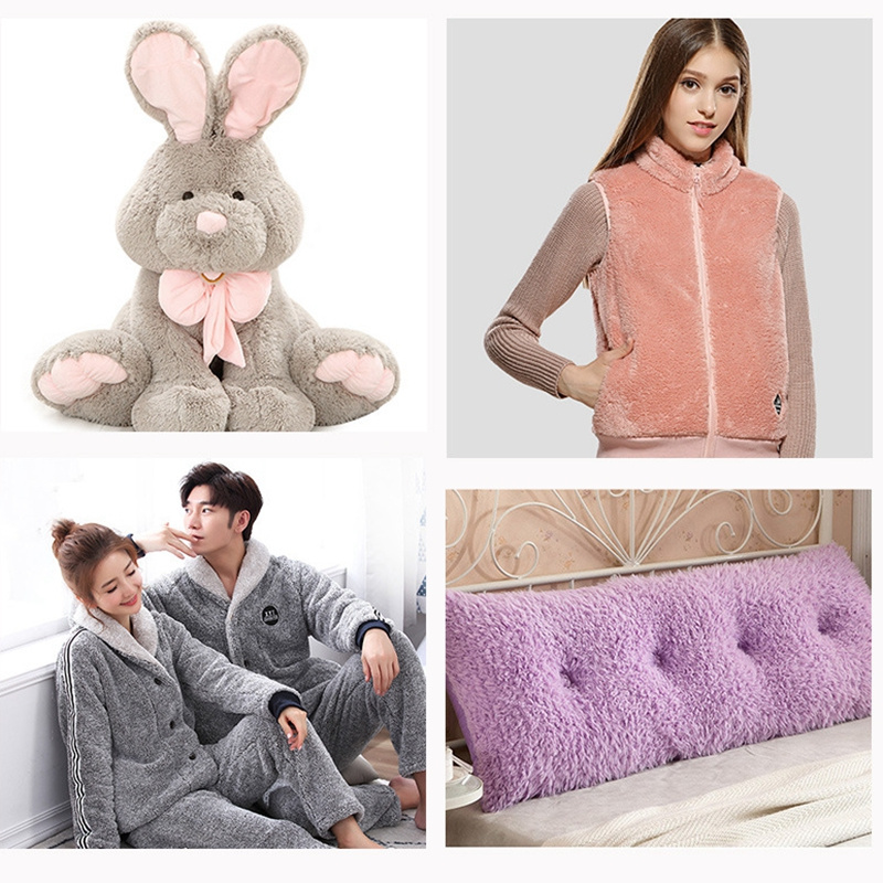 Top Fashion 100 polyester 180g arctic fleece fabric knitted Bejirog plush fabric for plush toys blankets homewear pajamas