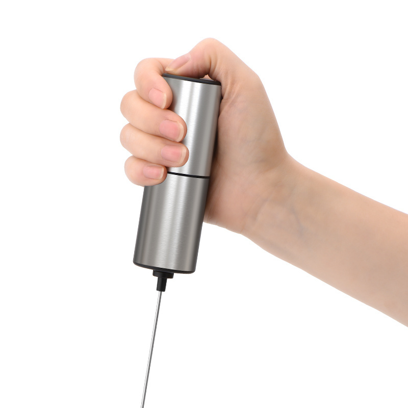 2023 Battery Operated Electric Whisk Beater Foam Maker Handheld Electric Milk Frother Handheld For Coffee