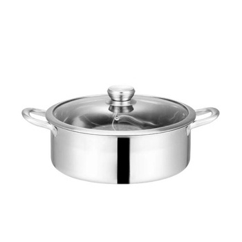 high quality stainless steel Chinese cooking double-flavor hot pot