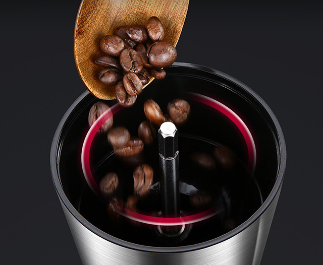 Stainless Steel Burr Manual coffee grinder conical shape coffee bean grinder with adjustable coarseness