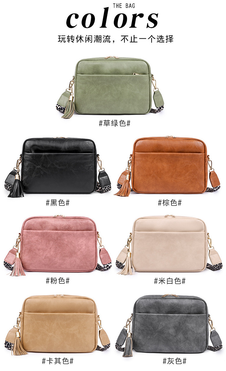 Sling Bags for Women Fashion Cowhide Chest Bag for Gift New Arrival Fanny Pack with Fringe