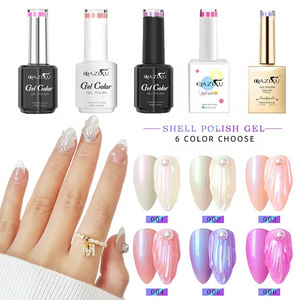 6 Colors Seashell UV Gel Nail Polish Soak Off Nail Gel Polish with OEM