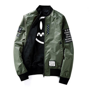 hip hop Custom printing wholesale bomber men jackets winter jackets