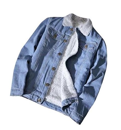 100% polyester denim jackets heavy weight jacket without hood