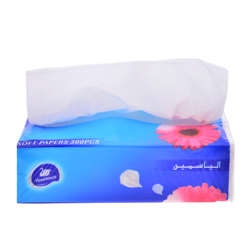 Custom 14.5 Gsm 2 Play Deeply Cleanse Facial Cotton Tissue Hotel Kitchen Paper  Poly Bag Pack Facial Tissue