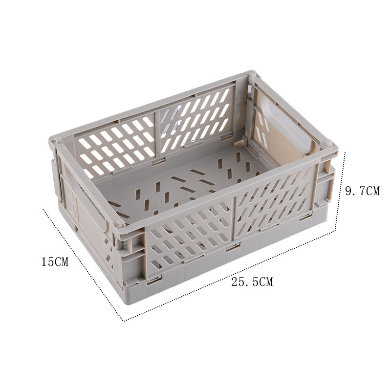 OEM/ODM high quality foldable storage box household colorful home Practical furniture shoes toys clothes plastic storage basket