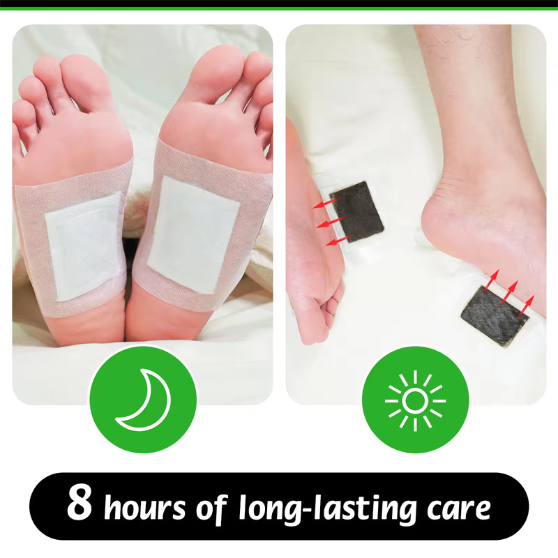 factory best selling products made in china bamboo vinegar bamboo ginger detox slim foot patch