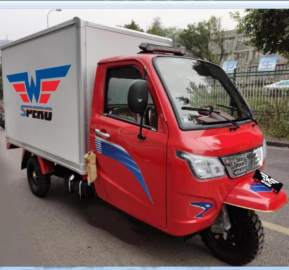 2020 Promotional Mini Trucks 300cc dry box 3 wheel tricycle